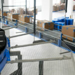 A distribution factory at work